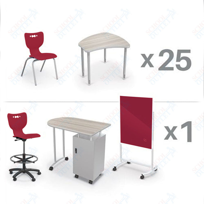 MooreCo Classroom Package Set (53 Items) Complete Classroom X Basic for 5th Grade - Adult, Ship in just 5 days! (MooreCo CRX - 25 - 8201 - XXXX) - SchoolOutlet