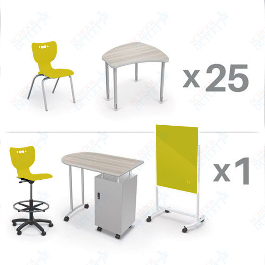 MooreCo Classroom Package Set (53 Items) Complete Classroom X Basic for 5th Grade - Adult, Ship in just 5 days! (MooreCo CRX - 25 - 8201 - XXXX) - SchoolOutlet