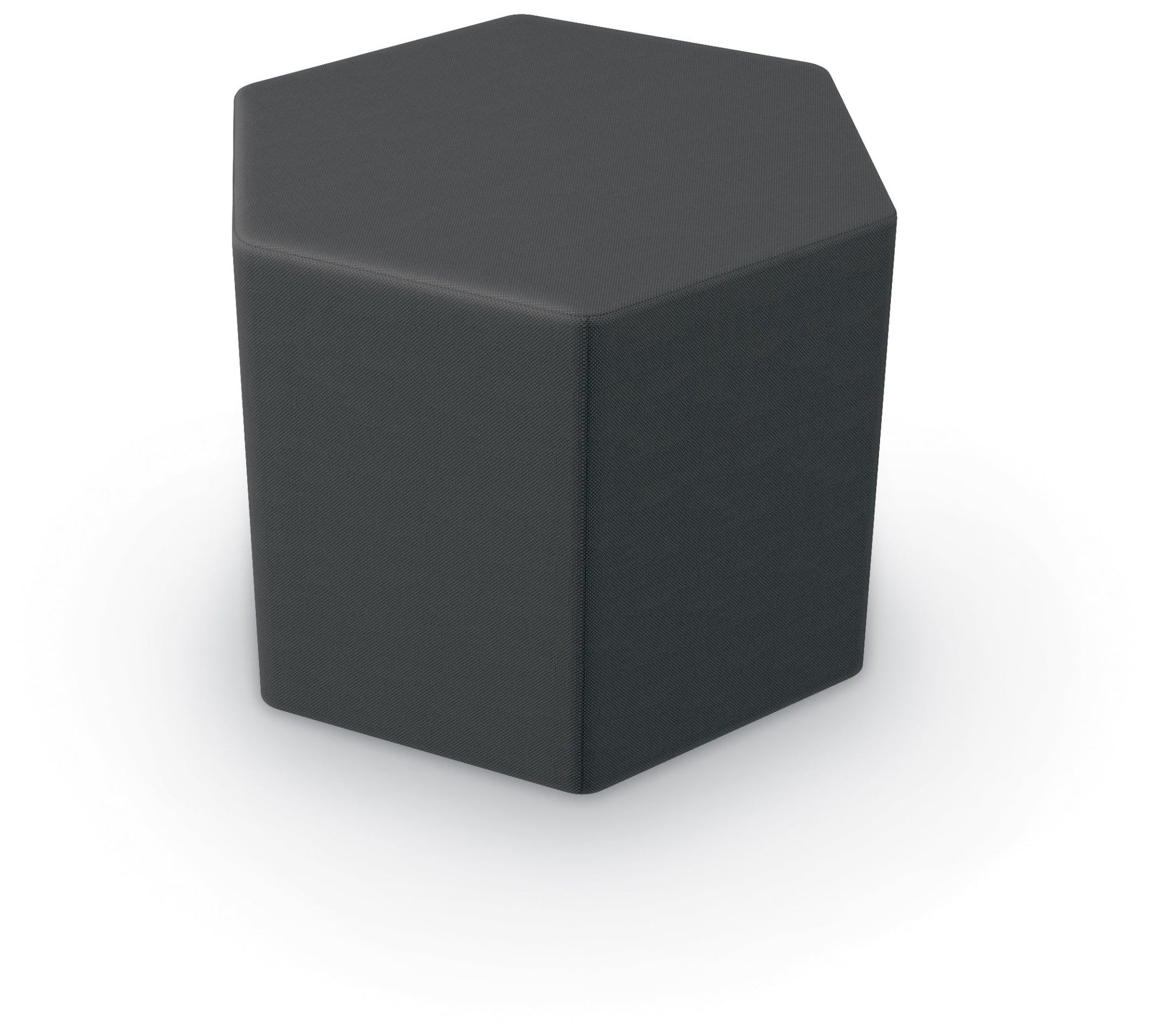Tinker All Foam Soft Seating, Hex Shaped Ottoman by MooreCo - SchoolOutlet