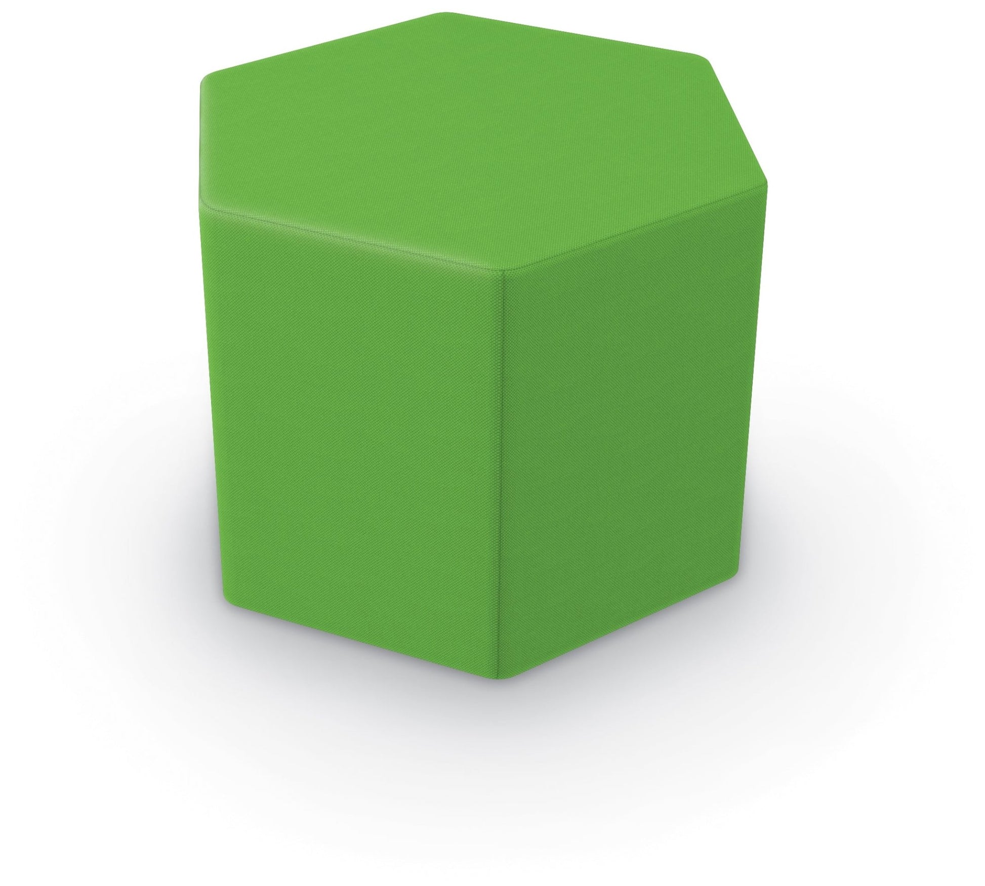 Tinker All Foam Soft Seating, Hex Shaped Ottoman by MooreCo - SchoolOutlet