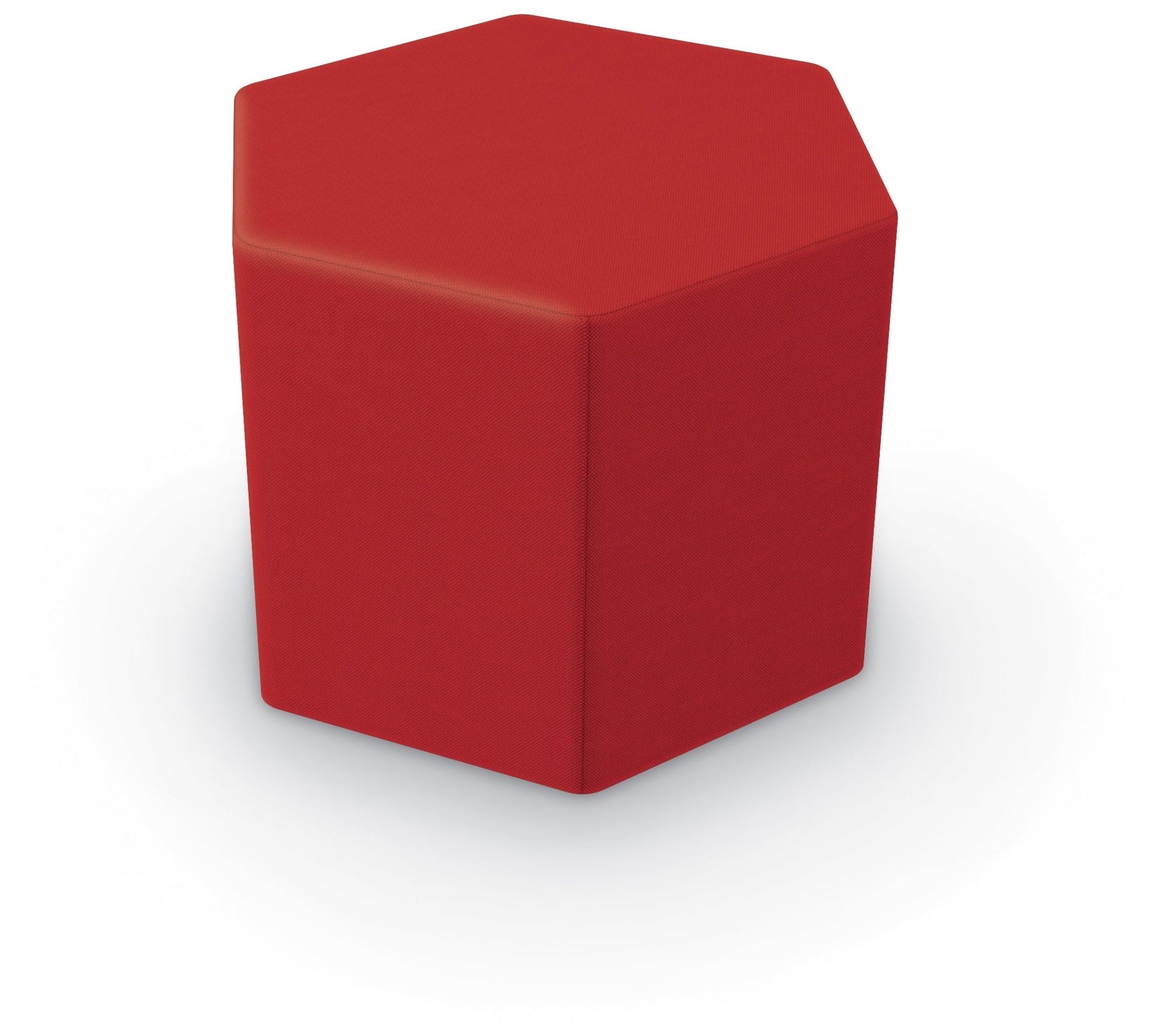 Tinker All Foam Soft Seating, Hex Shaped Ottoman by MooreCo - SchoolOutlet