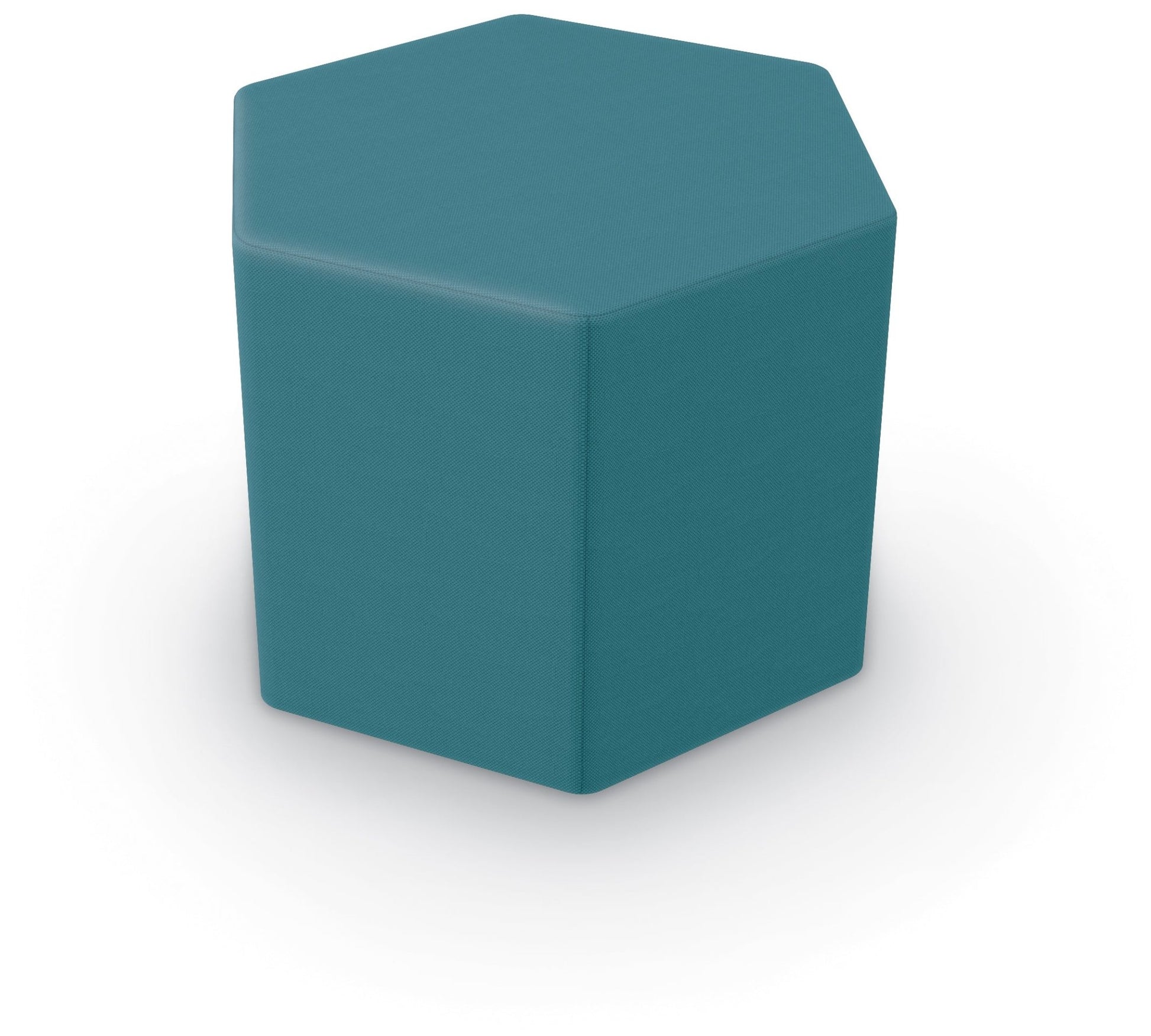 Tinker All Foam Soft Seating, Hex Shaped Ottoman by MooreCo - SchoolOutlet