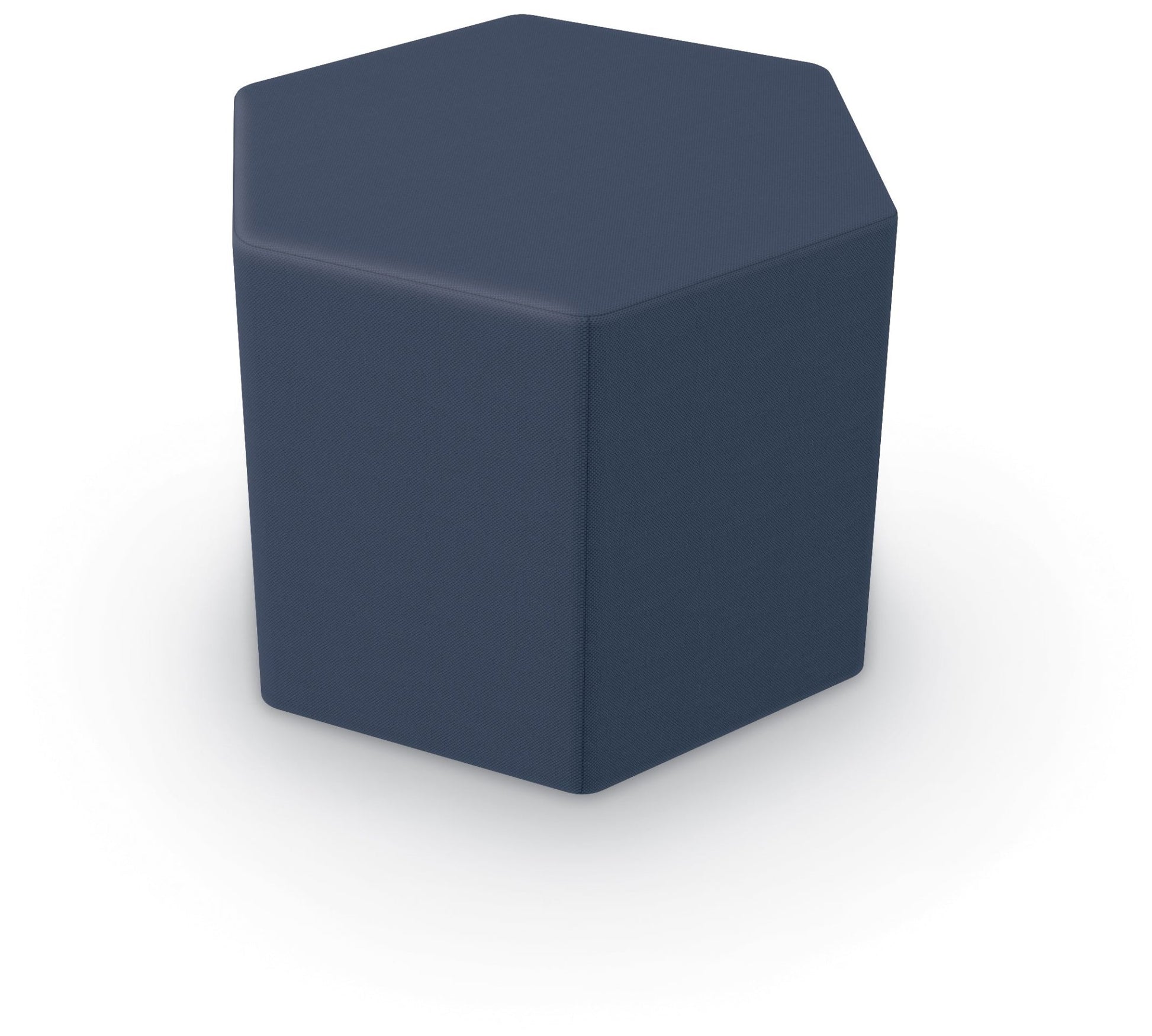 Tinker All Foam Soft Seating, Hex Shaped Ottoman by MooreCo - SchoolOutlet