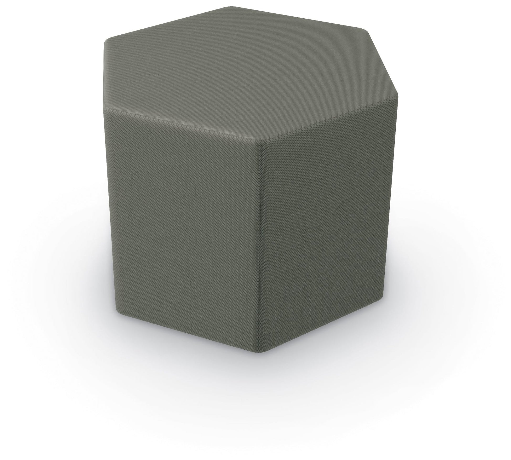 Tinker All Foam Soft Seating, Hex Shaped Ottoman by MooreCo - SchoolOutlet