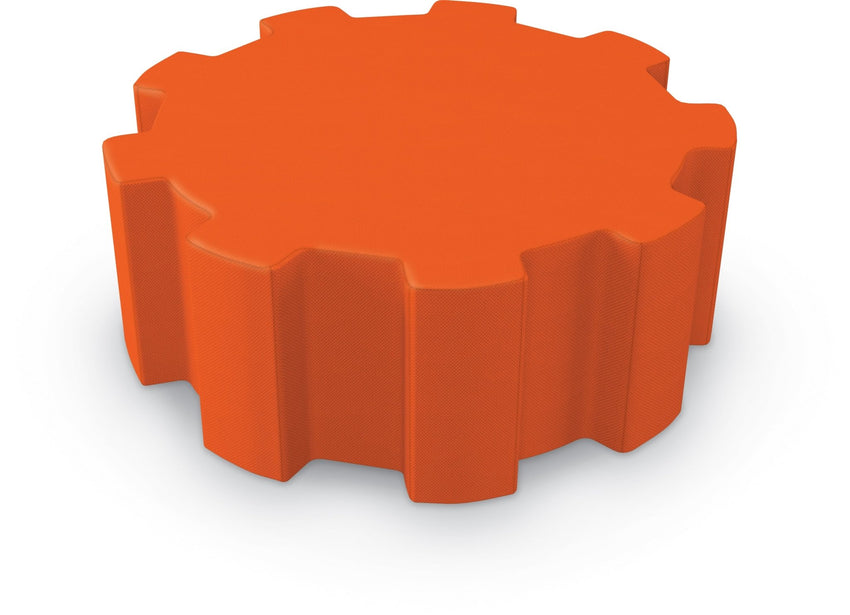 Tinker All Foam Soft Seating, Large Weel Shaped Ottoman by MooreCo - SchoolOutlet