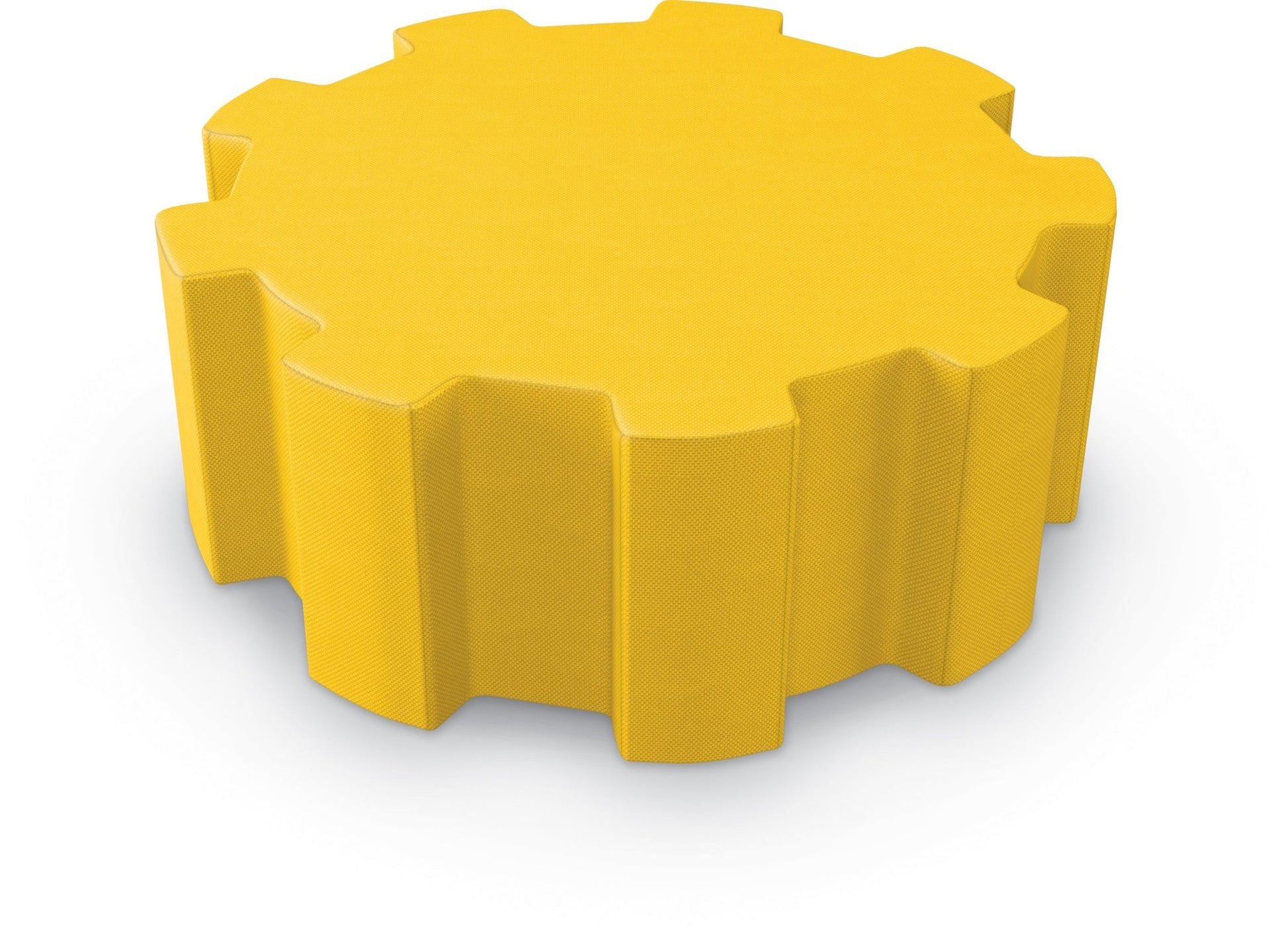 Tinker All Foam Soft Seating, Large Weel Shaped Ottoman by MooreCo - SchoolOutlet
