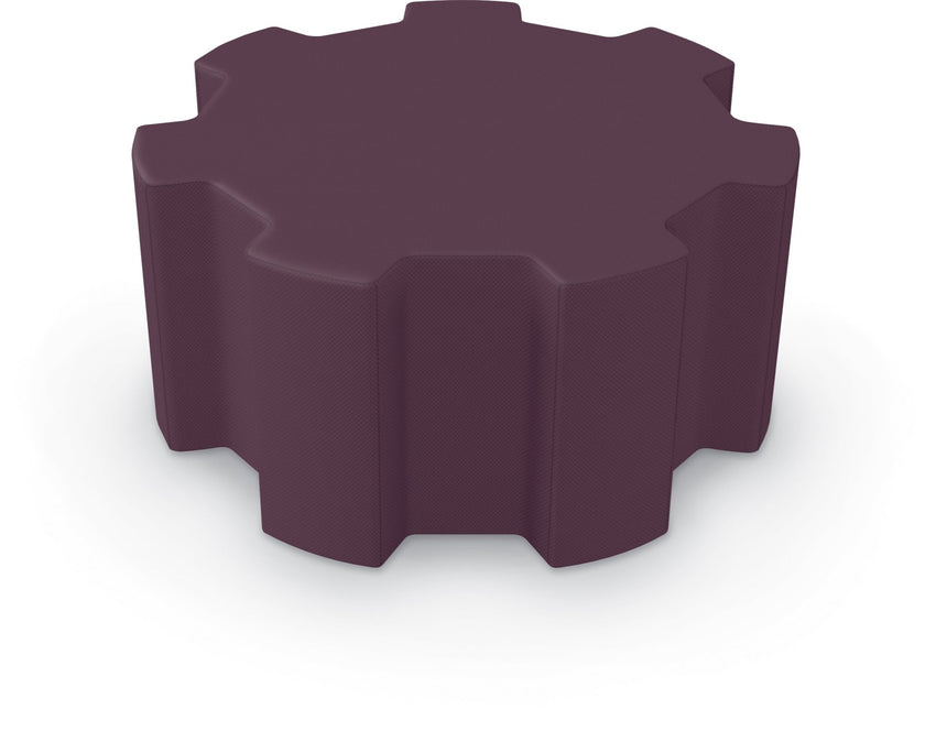 Tinker All Foam Soft Seating, Medium Weel Shaped Ottoman by MooreCo - SchoolOutlet