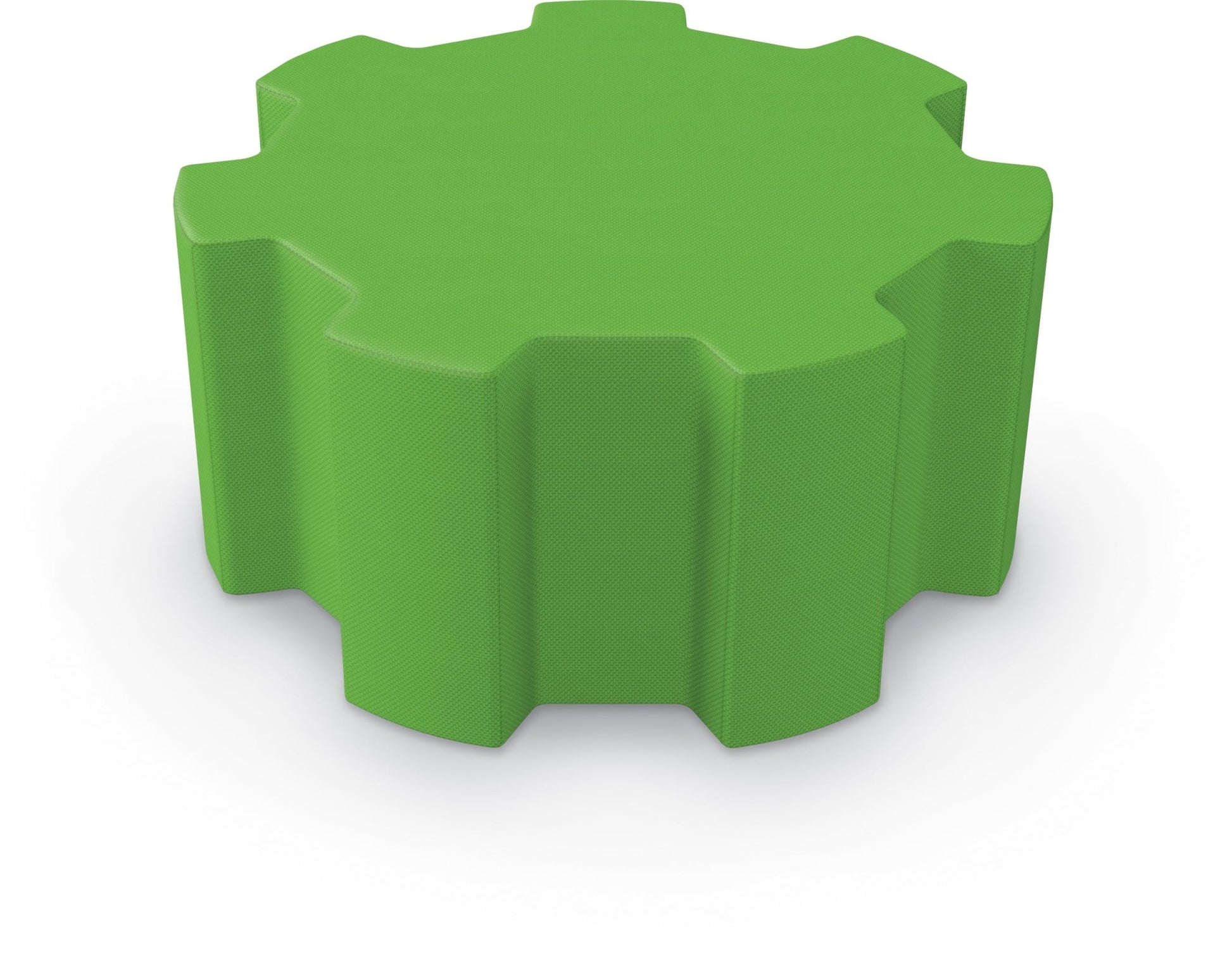 Tinker All Foam Soft Seating, Medium Weel Shaped Ottoman by MooreCo - SchoolOutlet