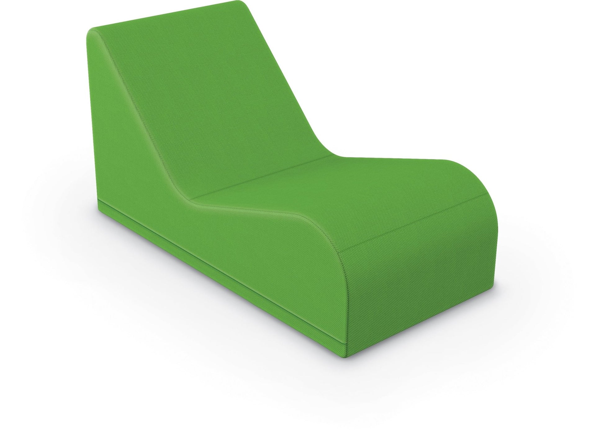 Respite All Foam Soft Seating, Lean Shaped Ottoman by MooreCo - SchoolOutlet