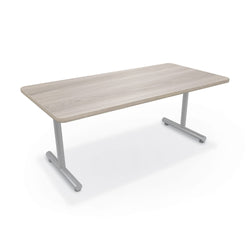 Mooreco Inklud Table -T-Leg Flip Top 29" H × 60" W × 30" D (IN1T1S0ADJ-XXXX-XXXX)