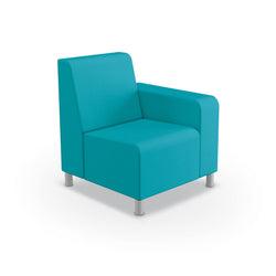 Mooreco Phoeby Outdoor Soft Seating - Lounge Left Arm - 18" Seat Height (PBA0L1L)