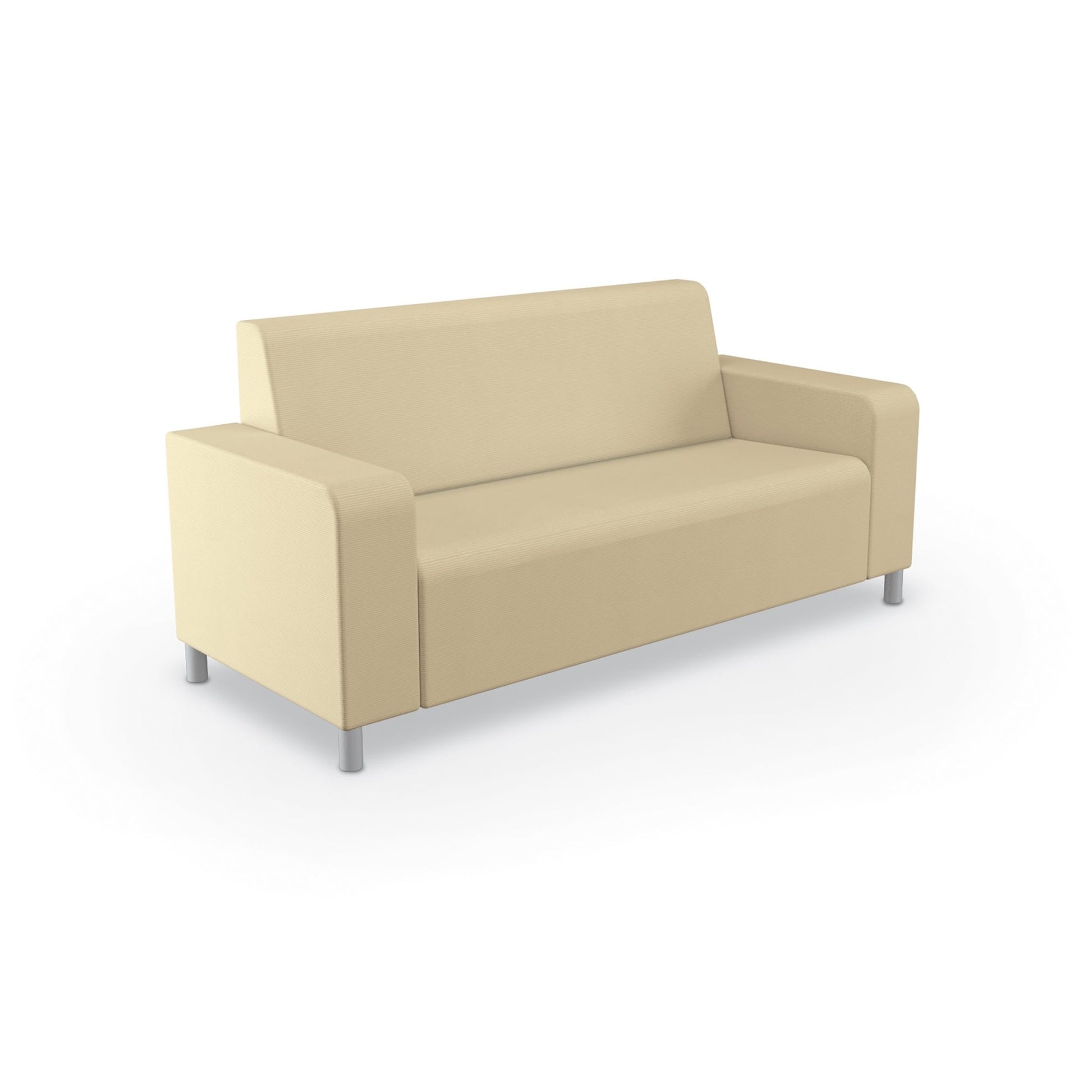Mooreco Phoeby Outdoor Soft Seating - Sofa Both Arms - 18" Seat Height (PBA2B1L) - SchoolOutlet