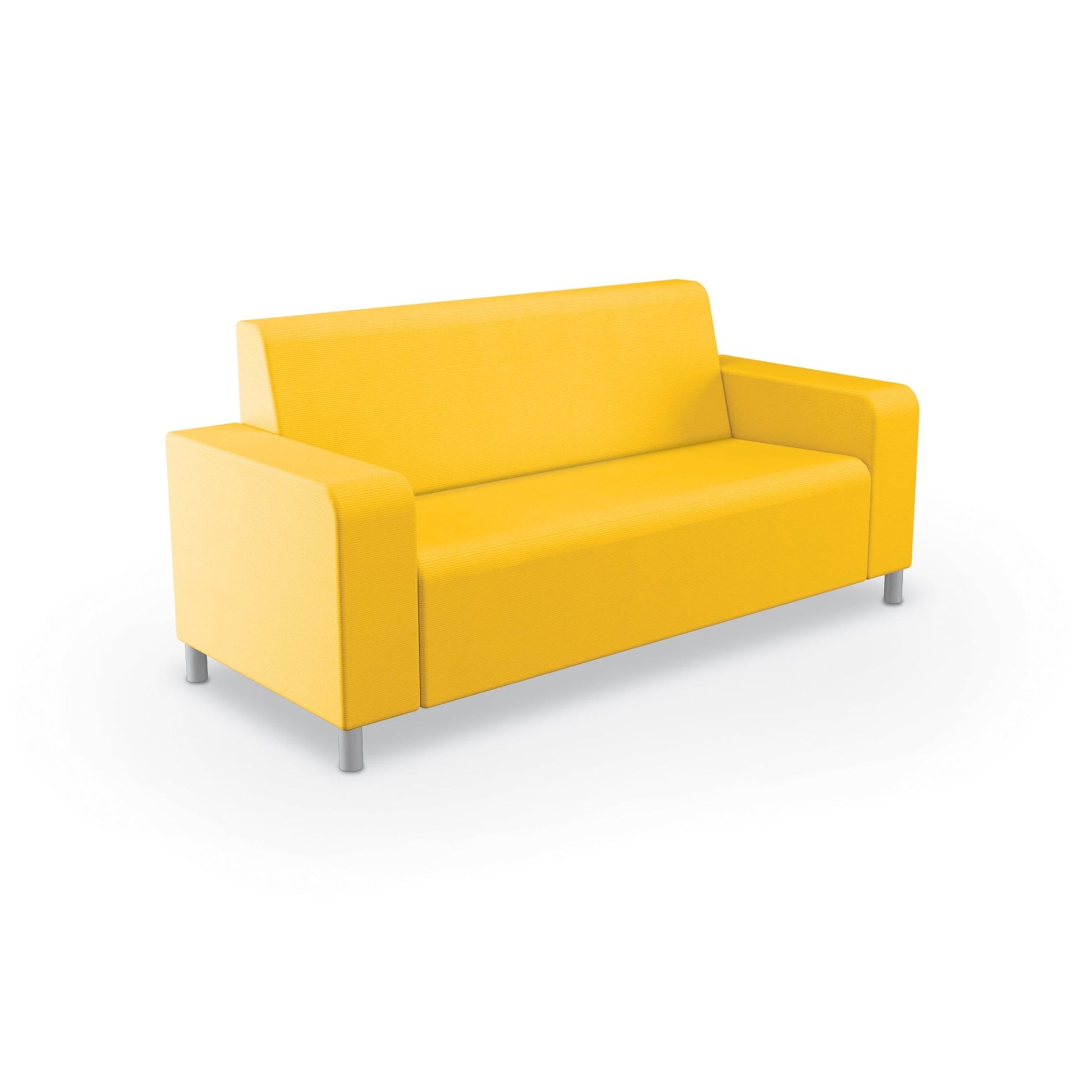 Mooreco Phoeby Outdoor Soft Seating - Sofa Both Arms - 18" Seat Height (PBA2B1L) - SchoolOutlet