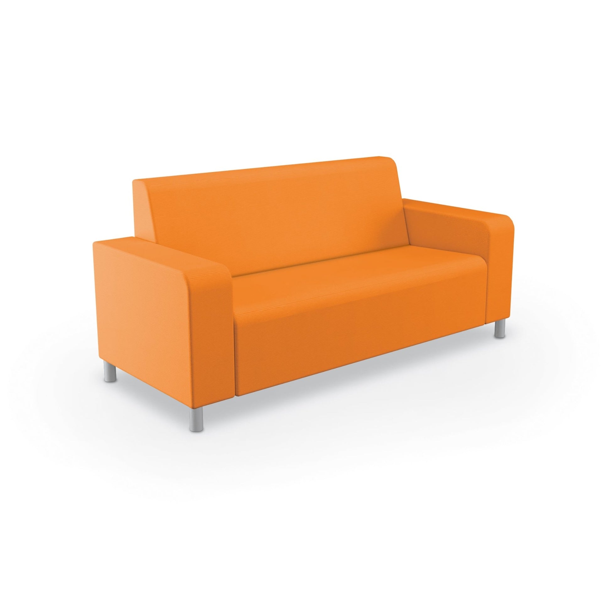 Mooreco Phoeby Outdoor Soft Seating - Sofa Both Arms - 18" Seat Height (PBA2B1L) - SchoolOutlet