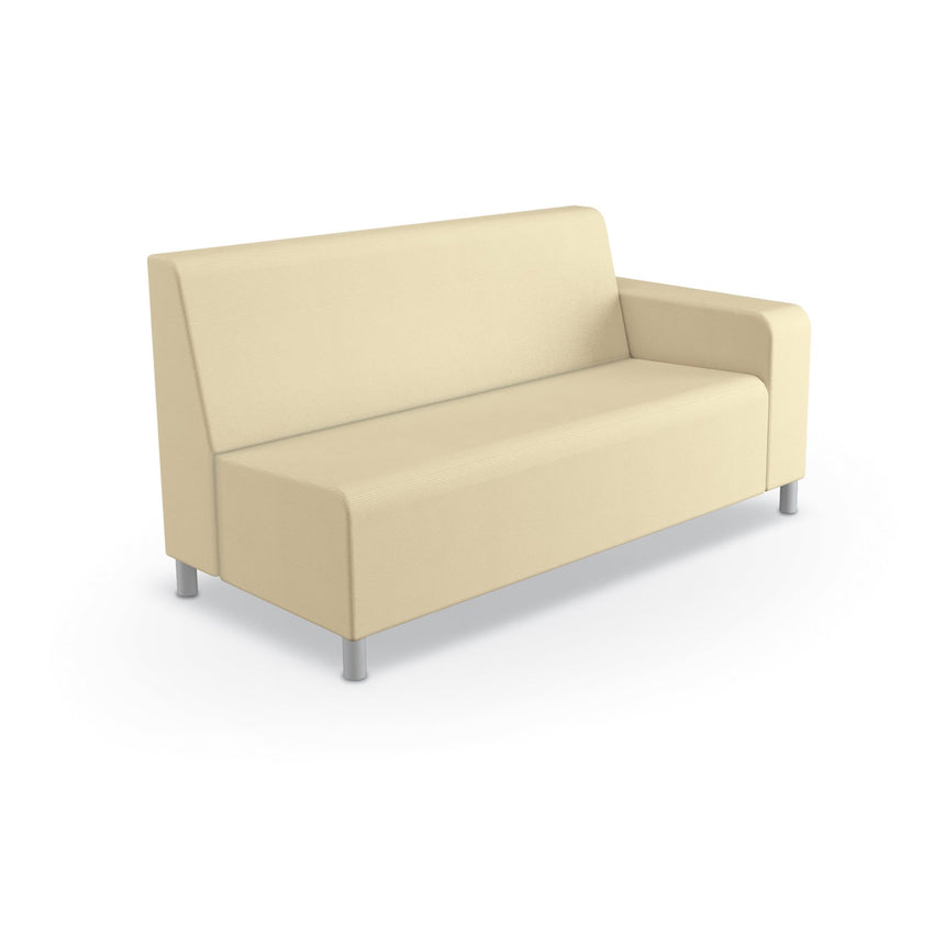 Mooreco Phoeby Outdoor Soft Seating - Sofa Left Arm - 18" Seat Height (PBA2L1L) - SchoolOutlet