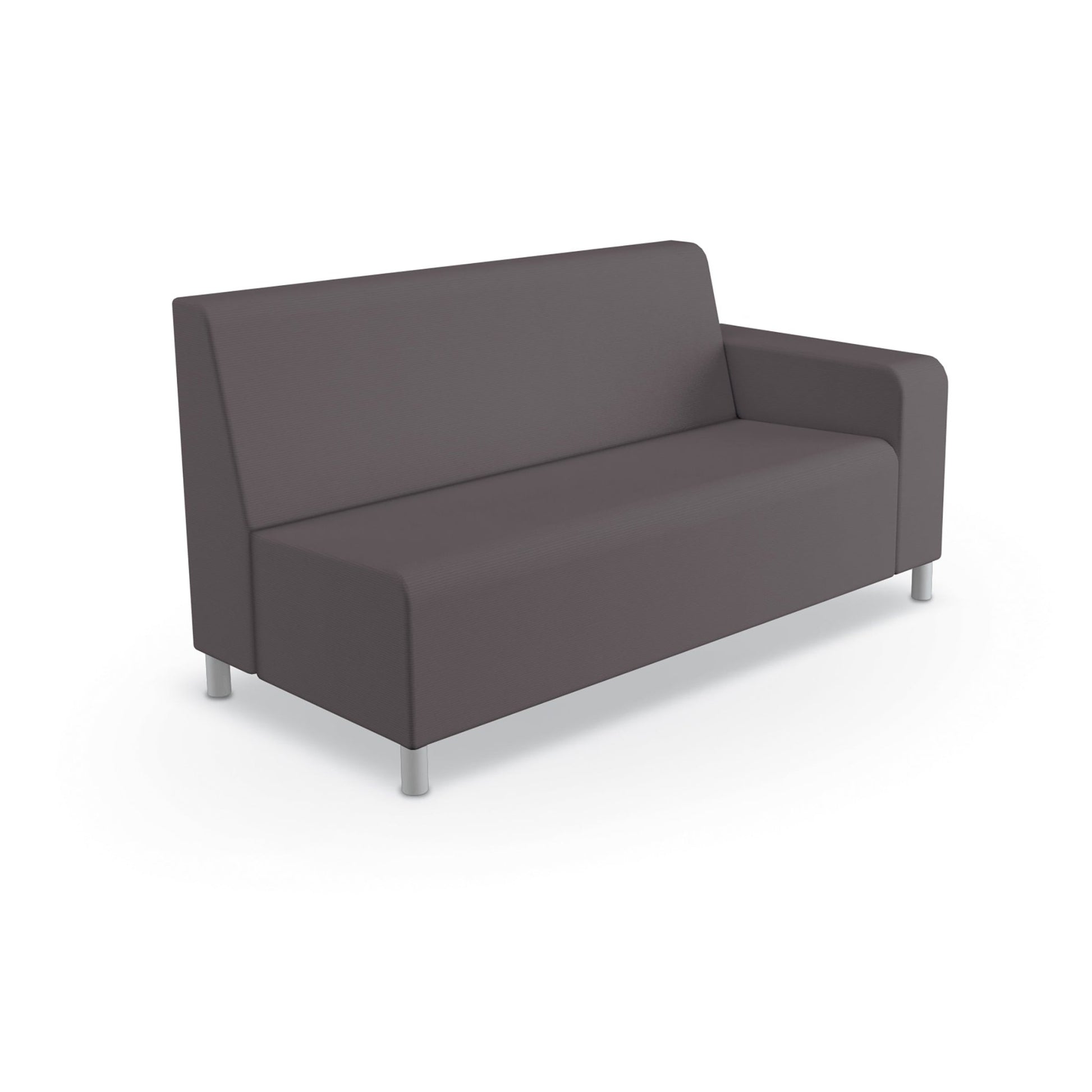 Mooreco Phoeby Outdoor Soft Seating - Sofa Left Arm - 18" Seat Height (PBA2L1L) - SchoolOutlet
