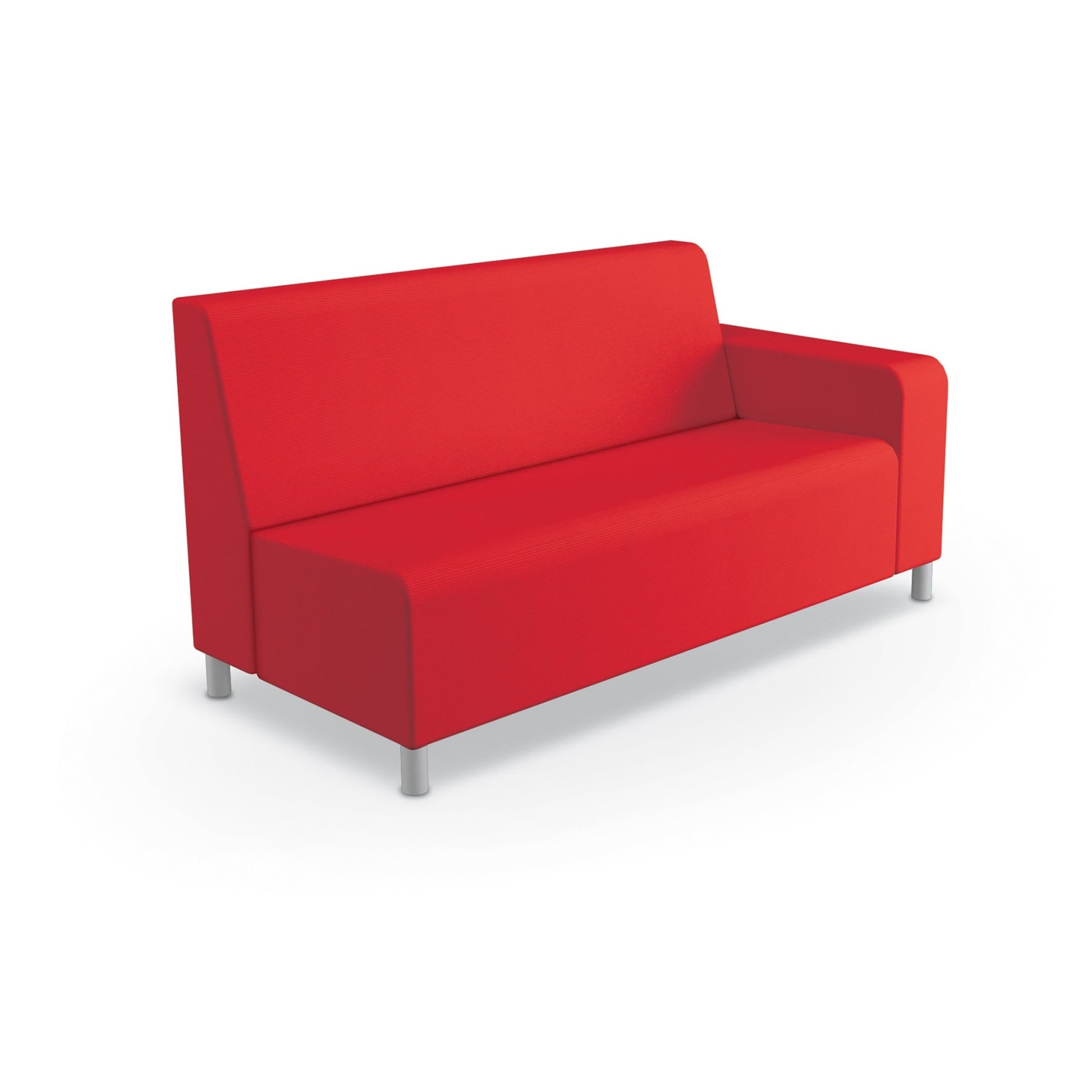 Mooreco Phoeby Outdoor Soft Seating - Sofa Left Arm - 18" Seat Height (PBA2L1L) - SchoolOutlet