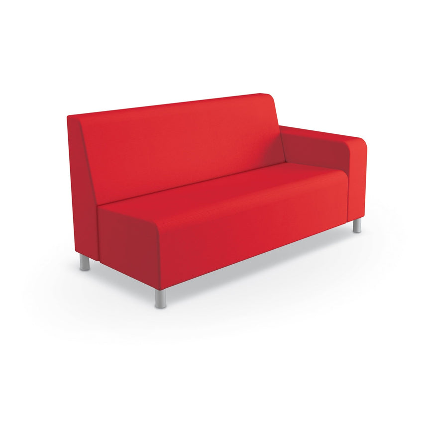 Mooreco Phoeby Outdoor Soft Seating - Sofa Left Arm - 18" Seat Height (PBA2L1L) - SchoolOutlet