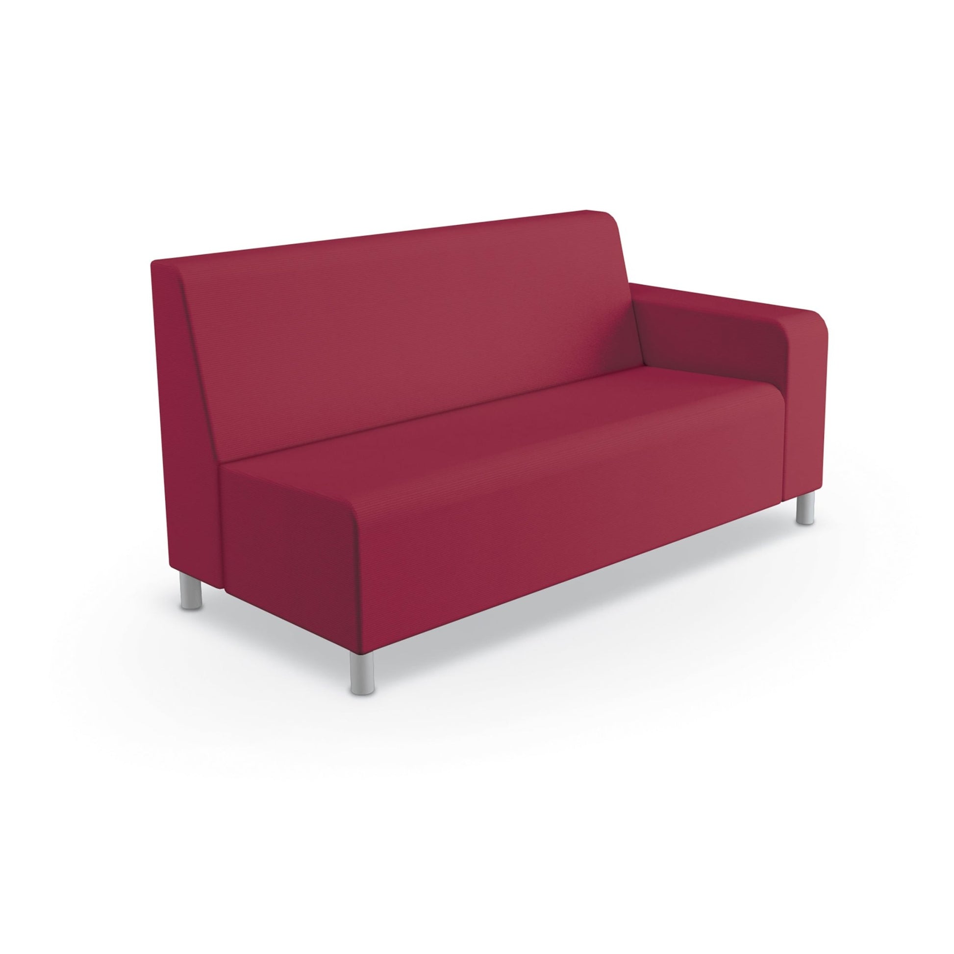 Mooreco Phoeby Outdoor Soft Seating - Sofa Left Arm - 18" Seat Height (PBA2L1L) - SchoolOutlet