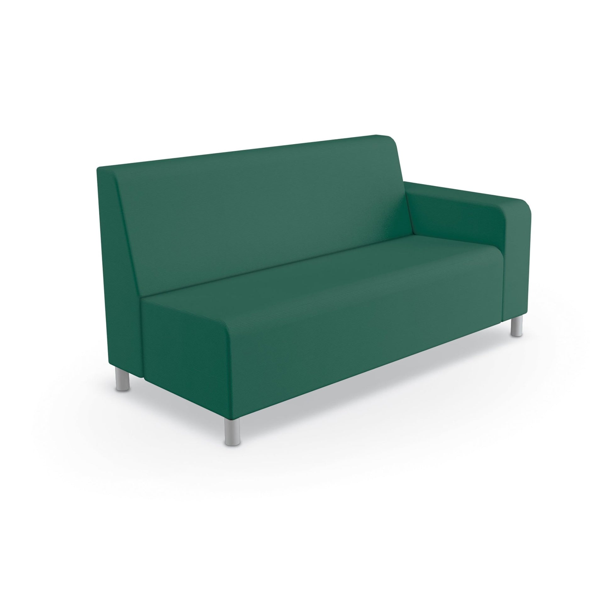 Mooreco Phoeby Outdoor Soft Seating - Sofa Left Arm - 18" Seat Height (PBA2L1L) - SchoolOutlet