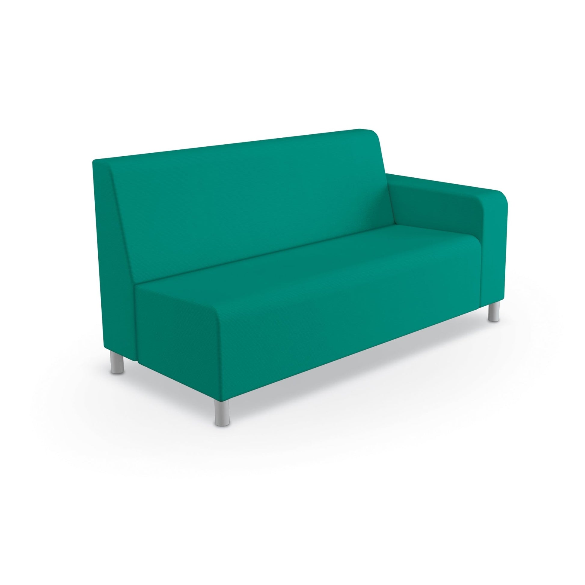 Mooreco Phoeby Outdoor Soft Seating - Sofa Left Arm - 18" Seat Height (PBA2L1L) - SchoolOutlet