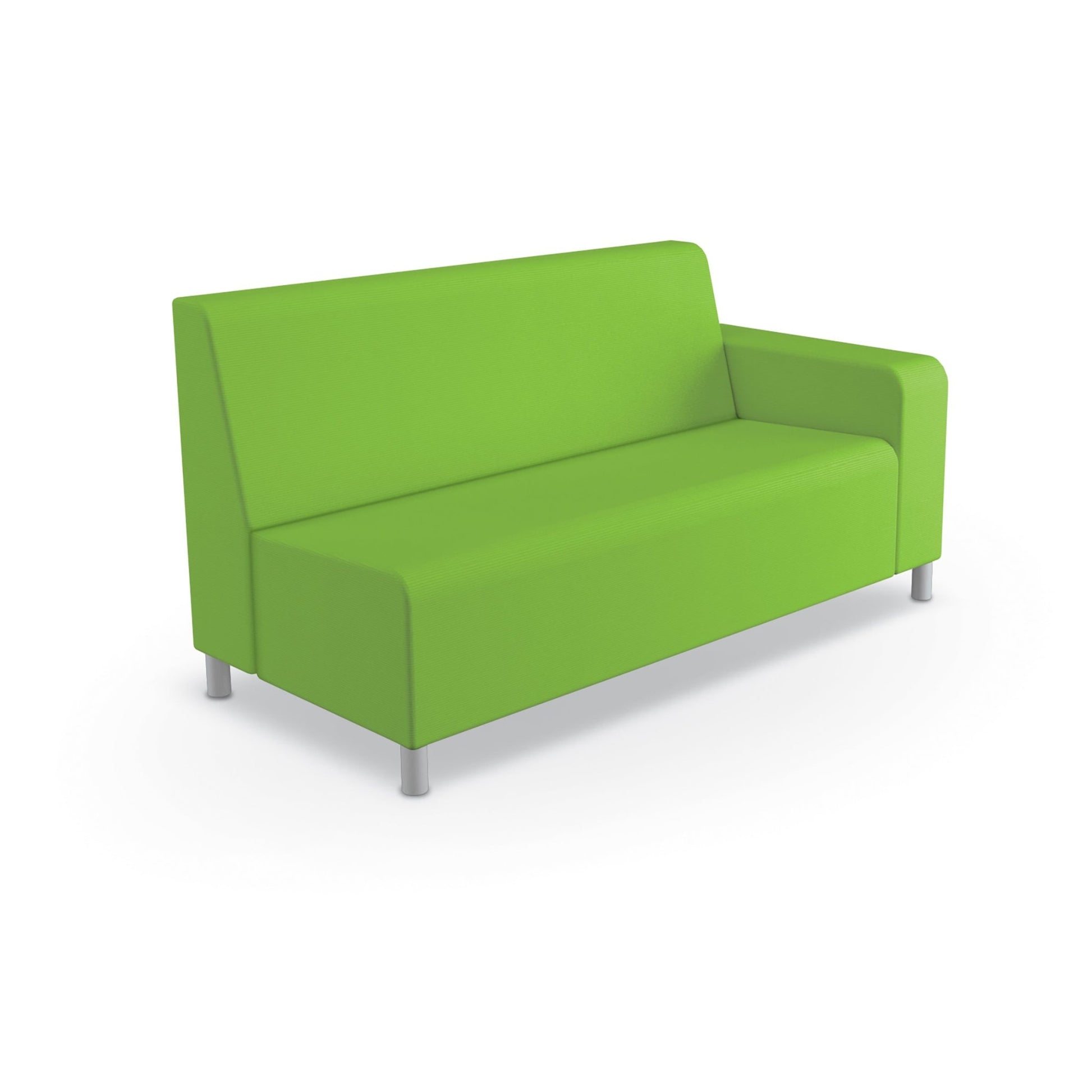 Mooreco Phoeby Outdoor Soft Seating - Sofa Left Arm - 18" Seat Height (PBA2L1L) - SchoolOutlet