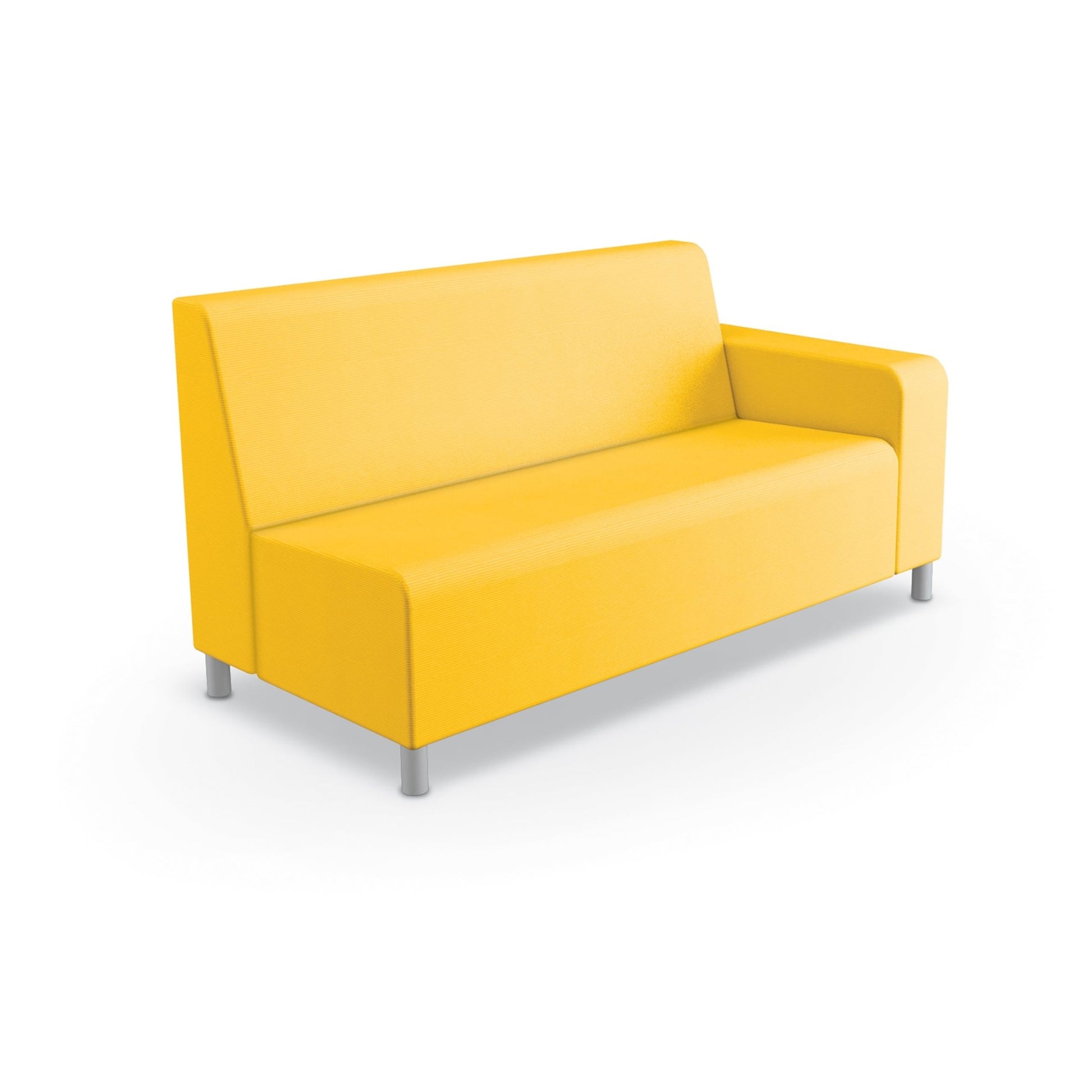 Mooreco Phoeby Outdoor Soft Seating - Sofa Left Arm - 18" Seat Height (PBA2L1L) - SchoolOutlet