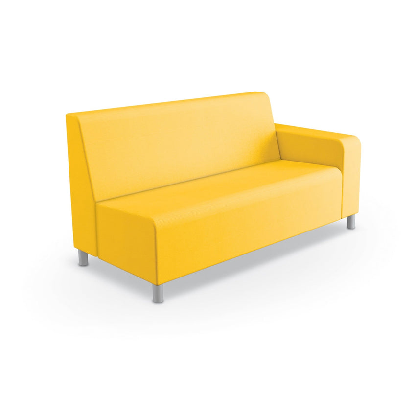 Mooreco Phoeby Outdoor Soft Seating - Sofa Left Arm - 18" Seat Height (PBA2L1L) - SchoolOutlet