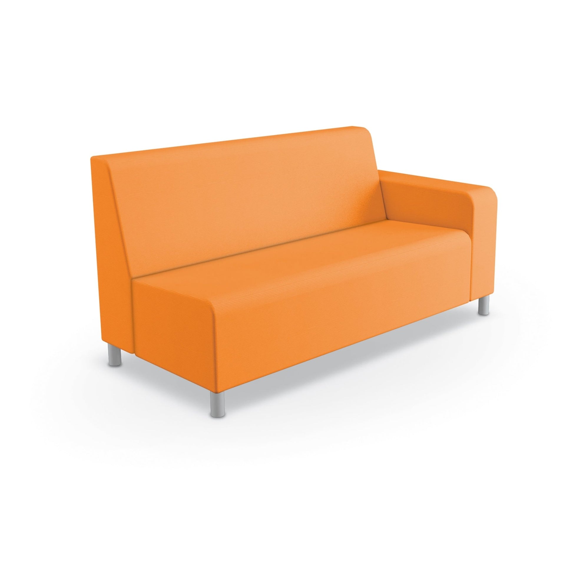 Mooreco Phoeby Outdoor Soft Seating - Sofa Left Arm - 18" Seat Height (PBA2L1L) - SchoolOutlet