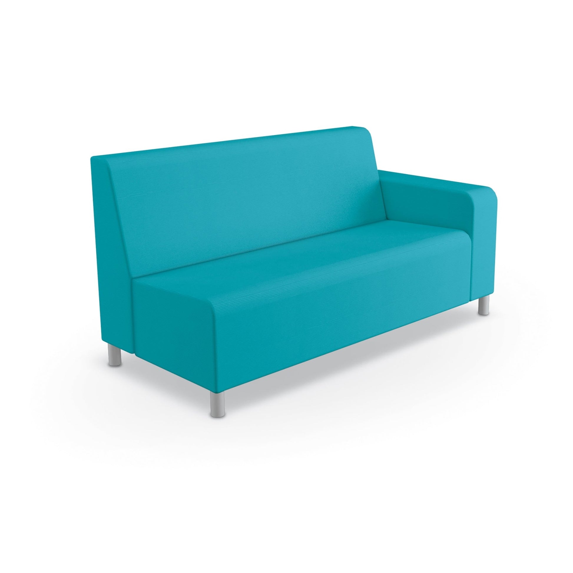 Mooreco Phoeby Outdoor Soft Seating - Sofa Left Arm - 18" Seat Height (PBA2L1L) - SchoolOutlet