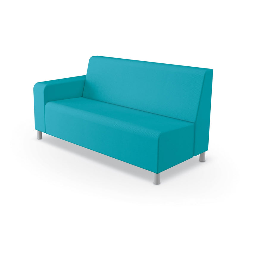 Mooreco Phoeby Outdoor Soft Seating - Sofa Right Arm - 18" Seat Height (PBA2R1L) - SchoolOutlet
