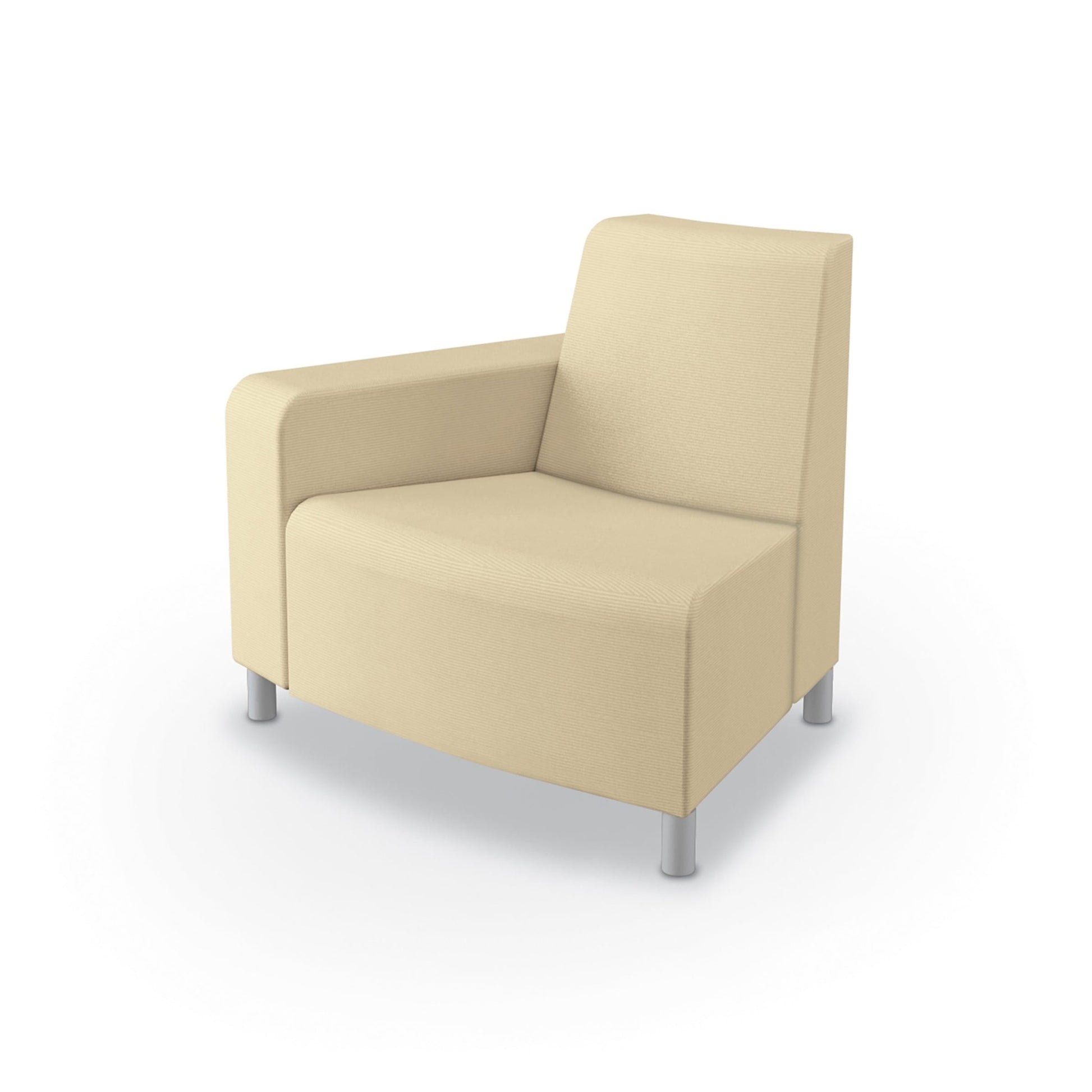 Mooreco Phoeby Outdoor Soft Seating - Outside Curve Chair Right Arm - 18" Seat Height (PBA3R1L) - SchoolOutlet