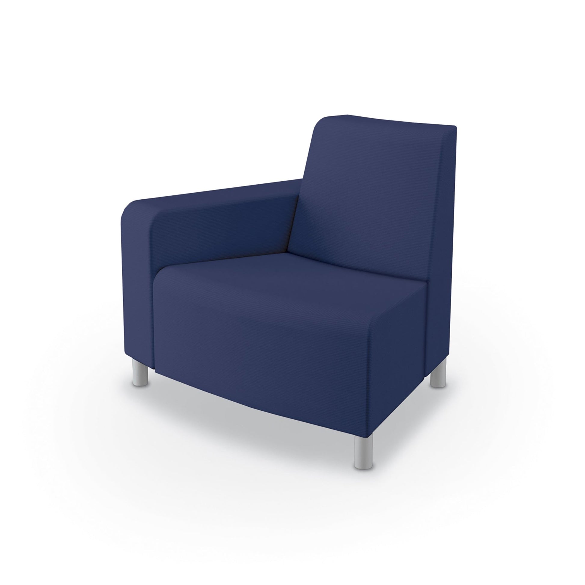 Mooreco Phoeby Outdoor Soft Seating - Outside Curve Chair Right Arm - 18" Seat Height (PBA3R1L) - SchoolOutlet