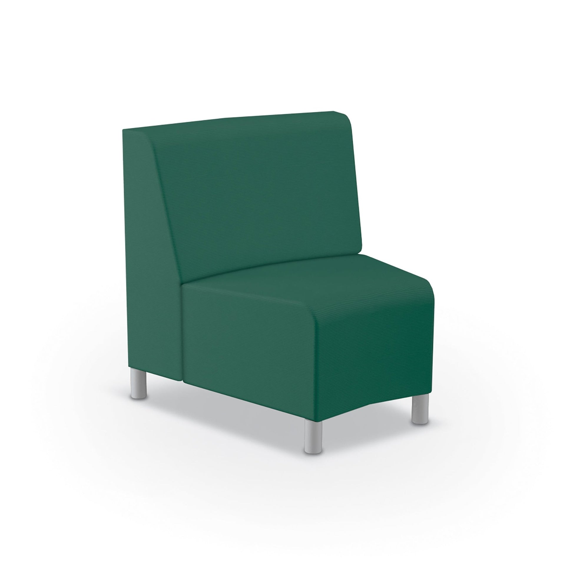 Mooreco Phoeby Outdoor Soft Seating - Inside Curve Chair No Arm - 18" Seat Height (PBA5N1L) - SchoolOutlet