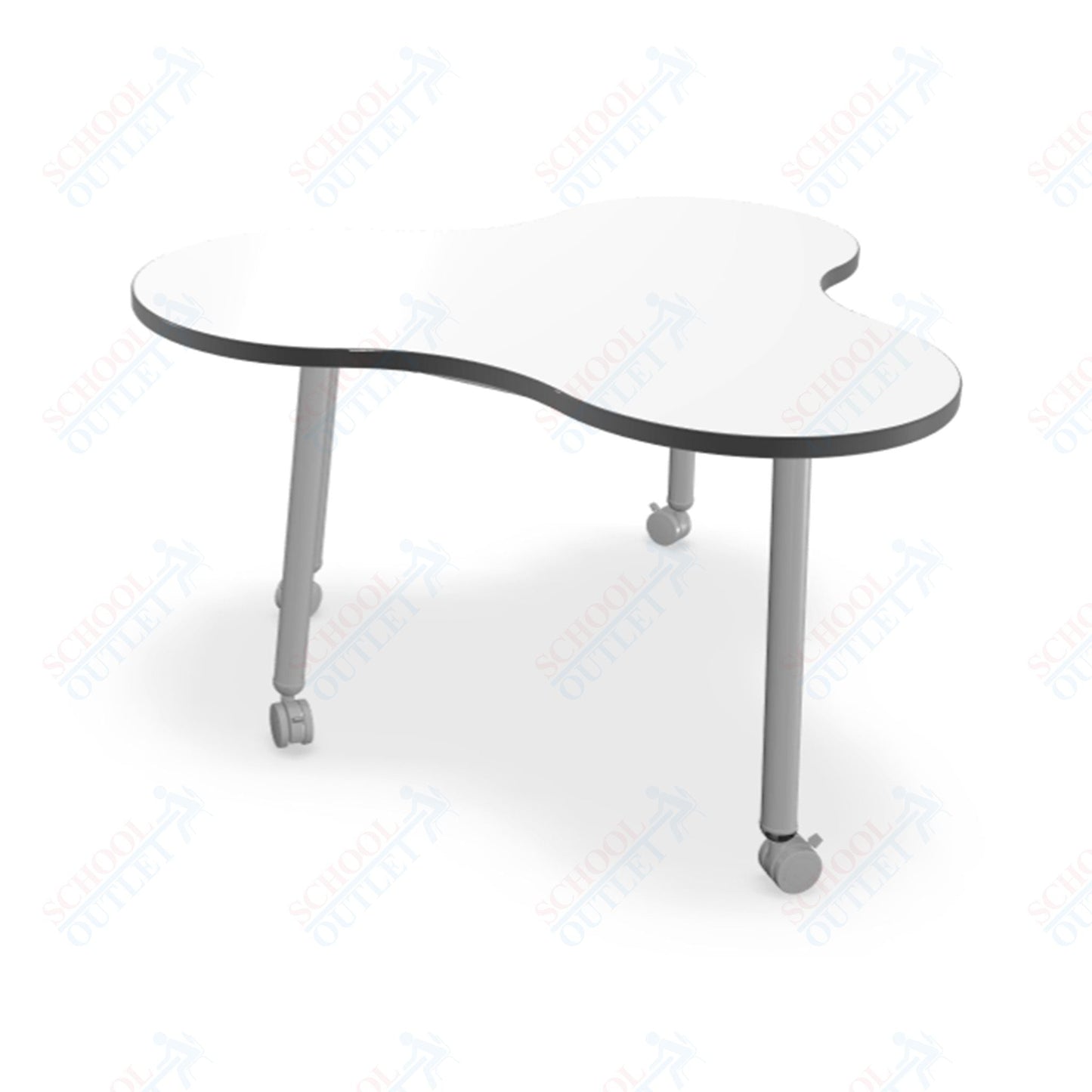 Mooreco Akt Table – Amoeba, Laminate Top, 29" Height - SchoolOutlet