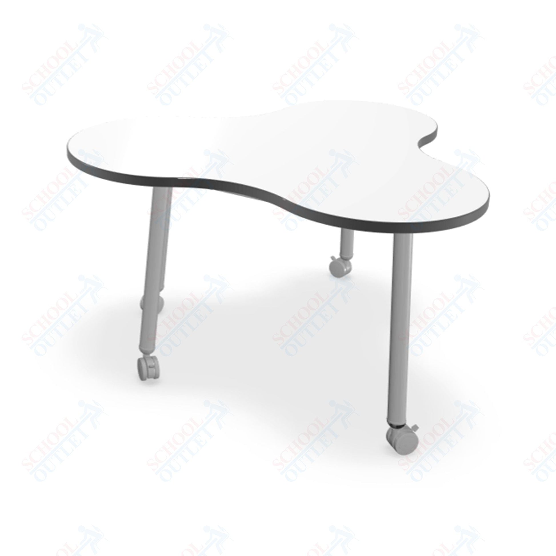 Mooreco Akt Table – Amoeba, Laminate Top, 29" Height - SchoolOutlet