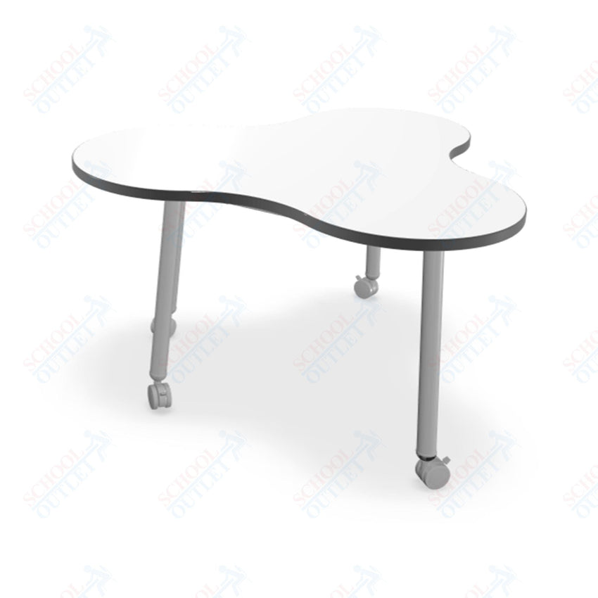 Mooreco Akt Table – Amoeba, Laminate Top, 29" Height - SchoolOutlet