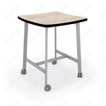 Mooreco Akt Table – Wavy Square, Laminate Top, Fixed Height Available in 29
