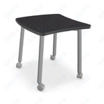 Mooreco Akt Table – Wavy Square, Laminate Top, Fixed Height Available in 29