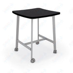 Mooreco Akt Table – Wavy Square, Laminate Top, Fixed Height Available in 29