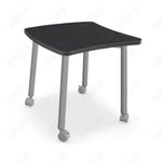 Mooreco Akt Table – Wavy Square, Laminate Top, Fixed Height Available in 29