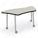 Mooreco Akt Table – Wavy Trapezoid, Laminate Top, 29