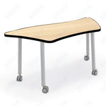 Mooreco Akt Table – Wavy Trapezoid, Laminate Top, 29