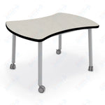 Mooreco Akt Table – Quad, Laminate Top, Fixed Height Available in 29