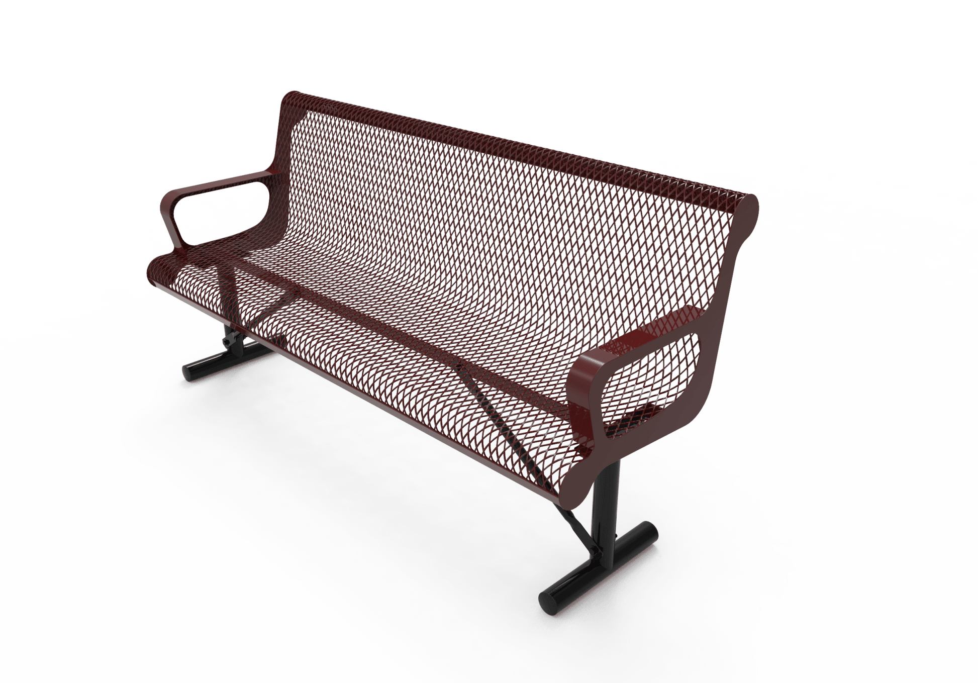 MyTcoat - Contoured Portable Outdoor Bench with Arm 6' L (MYT-BCA06-42) - SchoolOutlet