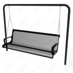 MyTcoat - Contoured Swing Outdoor Bench with Arm - Inground Mount 6' L (MYT - BCA06 - 68) - SchoolOutlet