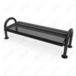 MyTcoat - Outdoor Bench without Back - Surface Mount 4' L (MYT - BMD04 - 60) - SchoolOutlet