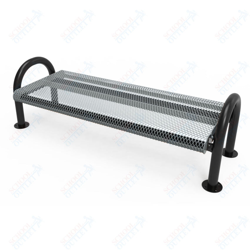 MyTcoat - Outdoor Bench without Back - Surface Mount 4' L (MYT - BMD04 - 60) - SchoolOutlet