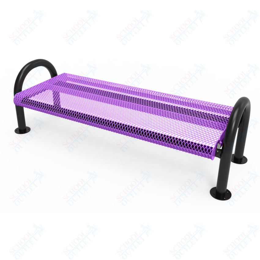 MyTcoat - Outdoor Bench without Back - Surface Mount 4' L (MYT - BMD04 - 60) - SchoolOutlet