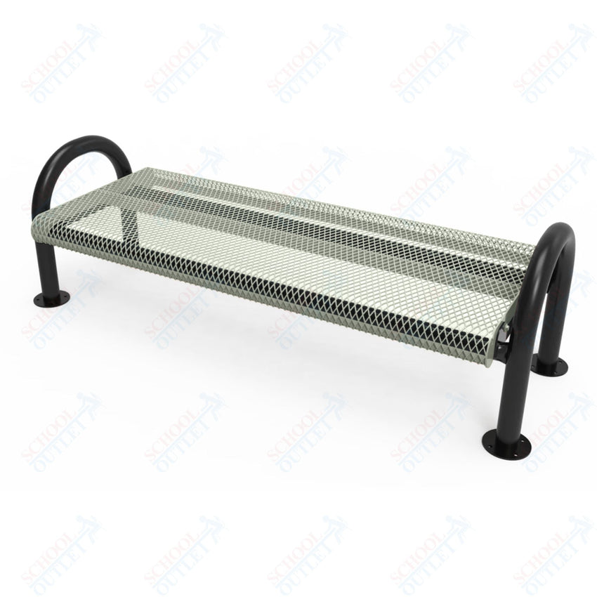 MyTcoat - Outdoor Bench without Back - Surface Mount 4' L (MYT - BMD04 - 60) - SchoolOutlet